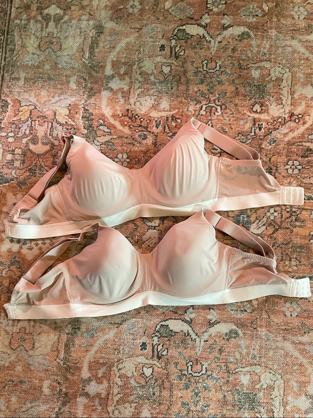 2 Natori Dynamic Convertible Sports Bras in Nude